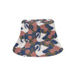 Swan Pink Rose Pattern Unisex Bucket Hat