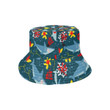 Colorful Blue Shark Pattern Unisex Bucket Hat