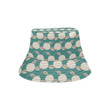 Faint Hydrangea Pattern Print Design Unisex Bucket Hat
