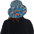 Koi Fish Carp Fish In Water Pattern Unisex Bucket Hat