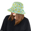 Smiley Avocado Pattern Print Unisex Bucket Hat