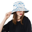 Blue Whale Cute Pattern Unisex Bucket Hat