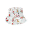 Meneki Neko Lucky Cat White Background Unisex Bucket Hat