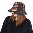 Dark Sushi Theme Pattern Unisex Bucket Hat