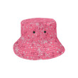 Sakura Pattern Pink Background Unisex Bucket Hat