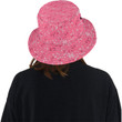 Sakura Pattern Pink Background Unisex Bucket Hat