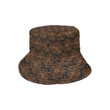 Dark Cocoa Cool Pattern Unisex Bucket Hat