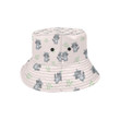 Cute Raccoons Leaves Pattern Unisex Bucket Hat