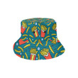 French Fries Red Paper Box Pattern Unisex Bucket Hat
