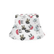 French Bulldog Cup Paw Pattern Unisex Bucket Hat