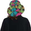 Colorful Palm Tree Pattern Design Unisex Bucket Hat