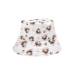 Cute Pugs Pink Heart Paw Pattern Unisex Bucket Hat