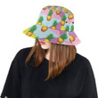 Cute Pineapple Design Pattern Unisex Bucket Hat