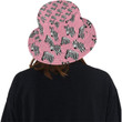 Cute Zebra Head Pattern Unisex Bucket Hat