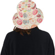 Donut Faint Design Pattern Unisex Bucket Hat