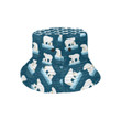 Cute Polar Bear Pattern Unisex Bucket Hat