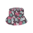 Colorful Decorative Heart Pattern Unisex Bucket Hat