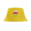 Big Mo Pattern Yellow Background Bucket Hat