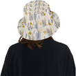 Lavender Modern Pattern Background Unisex Bucket Hat