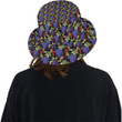 Grape And Leaves Pattern Print Design Unisex Bucket Hat
