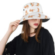 Cute Kangaroo Design Pattern Unisex Bucket Hat