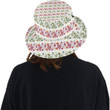 Grape Grahpic Decorative Pattern White Background Unisex Bucket Hat