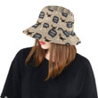 Tan Theme Beagle Pattern Unisex Bucket Hat