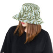 Banana Leaf Pattern Print Design Unisex Bucket Hat