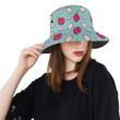 Dragonfruit Pattern Print Design Unisex Bucket Hat