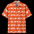 Chicken Orange Unique Design Unisex Beach Summer 3D Hawaiian Shirt