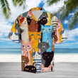 Cat Colors Beach Summer 3D Hawaiian Shirt