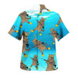 Cat Driver 3D Print Beach Summer 3D Hawaiian Shirt