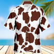 Cattle Ocean Hawaii Shirt Brown Beach Summer 3D Hawaiian Shirt
