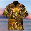 Golden Dragon Beach Summer 3D Hawaiian Shirt