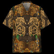 Dragon Khaki Nice Design Unisex Beach Summer 3D Hawaiian Shirt