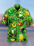 Happy St.Patrick's Day Beach Summer 3D Hawaiian Shirt