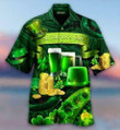 Green Beer St. Patrick's Day Beach Summer 3D Hawaiian Shirt