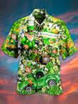 Happy Patrick's Day Beach Summer 3D Hawaiian Shirt