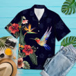 Tropical Flower Hummingbird H227049 Beach Summer 3D Hawaiian Shirt