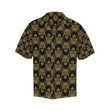 Steampunk Gold Owl Design Themed Print Beach Summer 3D Hawaiian Shirt