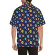 Owl with Star Themed Design Print Beach Summer 3D Hawaiian Shirt
