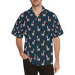 Llama with Polka Dot Themed Print Beach Summer 3D Hawaiian Shirt