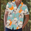 Llama Tropical Pattern D0807 3D Hawaiian Shirt