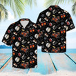 Drum Retro Beach Summer 3D Hawaiian Shirt
