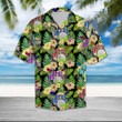 Drums Yellow Hibiscus Flower 3D Hawaiian Shirt