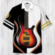 Electric Guitar Stratocaster Beach Summer 3D Hawaiian Shirt