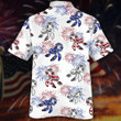Famille Turtles and Fireworks Beach Summer 3D Hawaiian Shirt