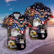 Amazing Patriotic Eagle Beach Summer 3D Hawaiian Shirt