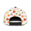 Hello September And Different Autumn Leaves Snapback Hat