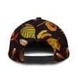 Classical September Embroidery Autumn Maple Leaves Acorns Wild Forest Snapback Hat